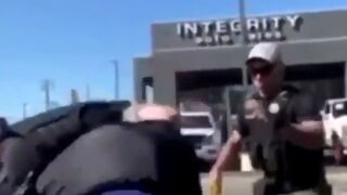 Police tase and beat black man after his hands was up